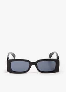 Солнцезащитные очки Gucci Rectangular-Frame, черный