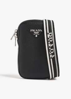 Сумка Prada Leather Mini-Bag, черный