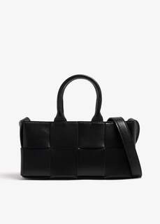 Сумка-тоут Bottega Veneta Mini East/West Arco, черный