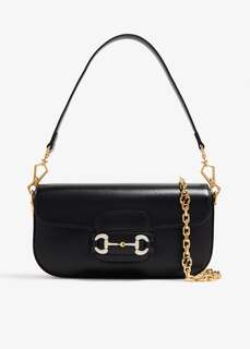 Сумка Gucci Horsebit 1955 Shoulder Small, черный