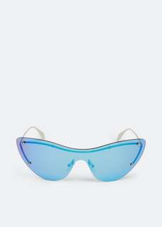Солнцезащитные очки Alexander Mcqueen Spike Studs Cat-Eye, синий