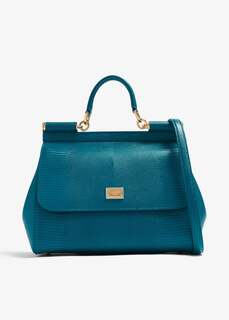 Сумка Dolce&amp;Gabbana Large Sicily Handbag, синий