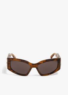 Солнцезащитные очки Balenciaga Bossy Cat, коричневый