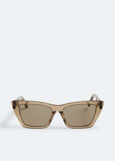 Солнцезащитные очки Saint Laurent SL 276 Mica, коричневый