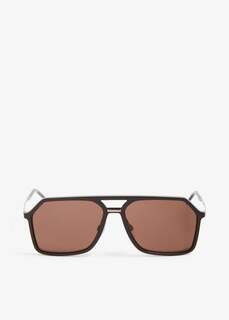 Солнцезащитные очки Dolce&amp;Gabbana DG Intermix, коричневый