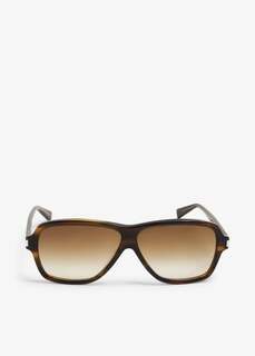 Солнцезащитные очки Saint Laurent SL 609 Carolyn, коричневый