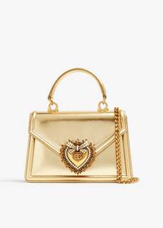 Сумка Dolce&amp;Gabbana Small Devotion Top Handle, золотой