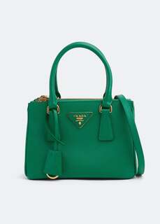 Сумка Prada Galleria Leather Micro, зеленый