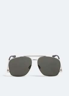 Солнцезащитные очки Saint Laurent SL 653 Leon, серый
