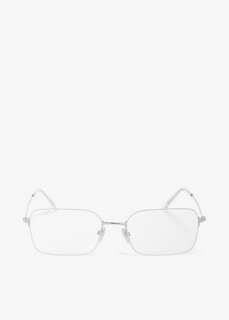 Солнцезащитные очки Balenciaga Invisible Rectangle, нейтральный