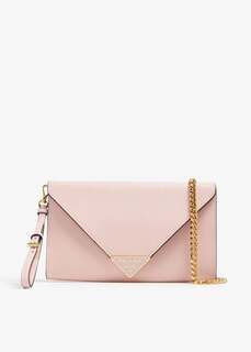 Клатч Prada Saffiano Leather Envelope, розовый
