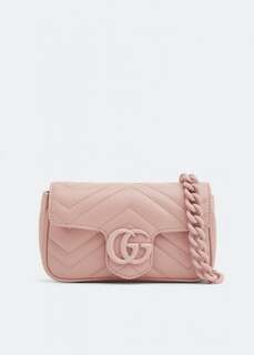 Поясная сумка Gucci GG Marmont, розовый
