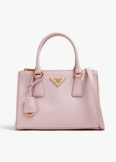 Сумка Prada Galleria Small Leather, розовый