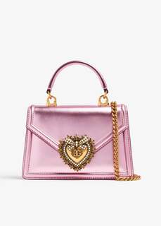 Сумка Dolce&amp;Gabbana Small Devotion Top-Handle, розовый