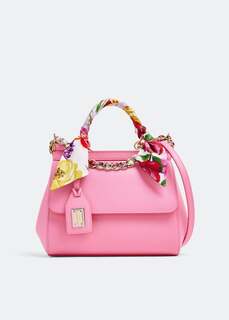 Сумка Dolce&amp;Gabbana Sicily Small Top Handle, розовый