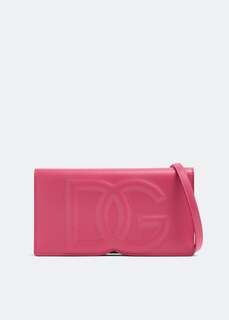 Сумка Dolce&amp;Gabbana DG Logo Phone, розовый