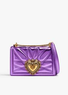 Сумка Dolce&amp;Gabbana Medium Devotion, фиолетовый