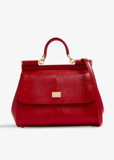 Сумка Dolce&amp;Gabbana Large Sicily Handbag, красный