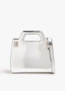 Сумка Ferragamo Wanda Minibag, серебряный