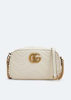 Сумка кросс-боди Gucci GG Marmont Small, белый