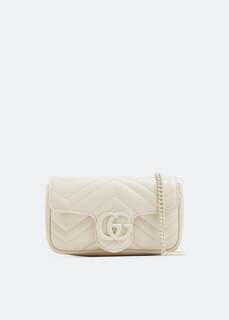 Сумка Gucci GG Marmont Super Mini, белый