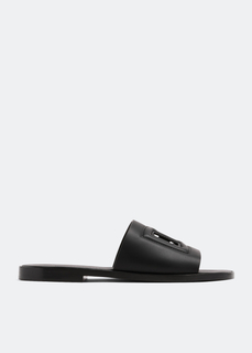 Сандалии Dolce&amp;Gabbana Calfskin Slide, черный