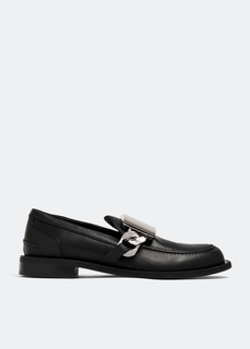 Лоферы Jw Anderson Gourmet Chain Moccasin, черный