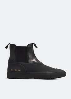 Ботинки Common Projects Leather Chelsea, черный