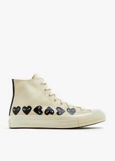 Кроссовки Comme Des Garçons PLAY X Converse Multi Heart, белый