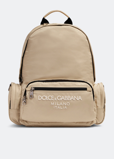 Рюкзак Dolce&amp;Gabbana Nylon Logo, бежевый