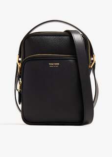 Сумка-мессенджер Tom Ford Double Zip, черный