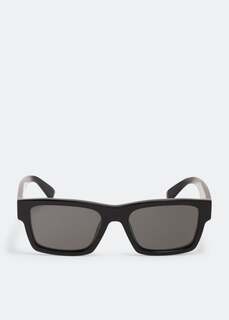 Солнцезащитные очки Prada Square Frame, черный