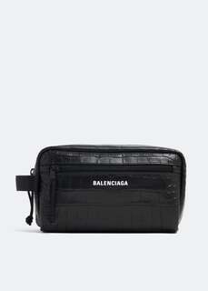 Сумка Balenciaga Explorer Toiletry, черный