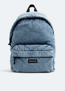 Рюкзак Balenciaga Explorer Denim, синий