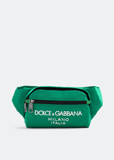 Поясная сумка Dolce&amp;Gabbana Small Logo Nylon, зеленый