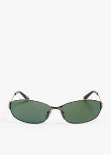 Солнцезащитные очки Balenciaga Mercury Oval, серый