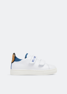 Кроссовки Moschino Teddy Patch Low-Top, белый