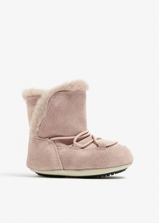 Ботинки Moon Boot Crib Suede, розовый