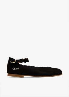 Балетки Chloé Lauren Ballerinas, черный Chloe