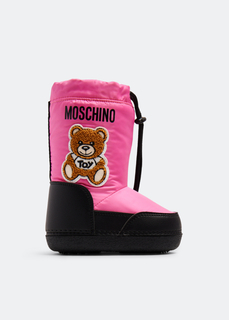 Ботинки Moschino Teddy Patch Snow, розовый