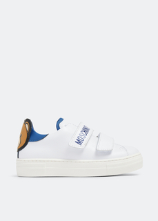 Кроссовки Moschino Teddy Patch Low-Top, белый