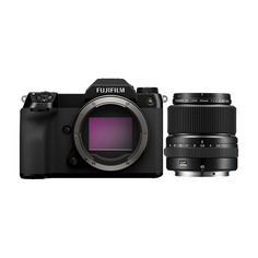 Фотоаппарат Fujifilm GFX 100S Body + GF 45mm f/2.8 R WR, черный