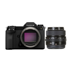 Фотоаппарат Fujifilm GFX 100S Body + GF 63mm f/2.8 R WR, черный