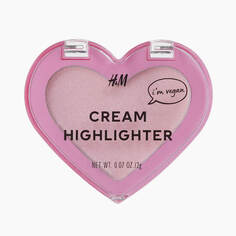 Хайлайтер H&amp;M Heart-shaped Cream, оттенок Iridescent Pink H&M