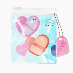 Набор блесков для губ H&amp;M Heart Shaped, 2 штуки, оттенок Transparent/Rosa H&M