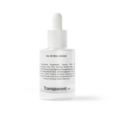Transparent Lab Oil Patrol Serum матирующая сыворотка для лица для жирной и комбинированной кожи, 30 мл