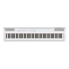 Yamaha P-125a 88-клавишная взвешенная клавиатура для цифрового пианино, белая P125AWH