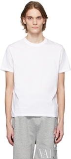 Белая футболка с заклепками Valentino