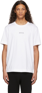 6 Moncler 1017 ALYX 9SM Белая футболка с логотипом Moncler Genius
