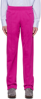 Розовые брюки для отдыха с нашивками Acne Studios